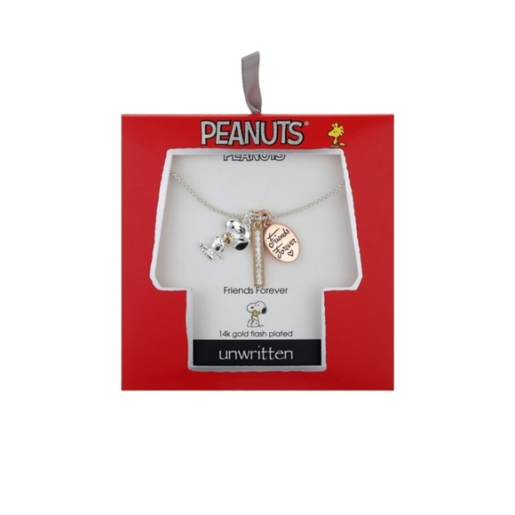 Snoopy Pendant Necklace Friends Forever - Picture 2 of 3